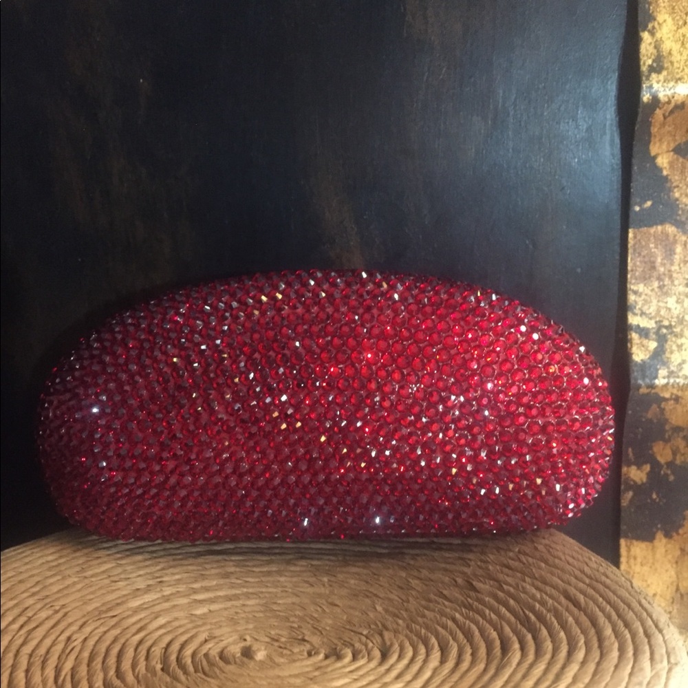 Ruby Red Crystal Sunglass Case. - image 1